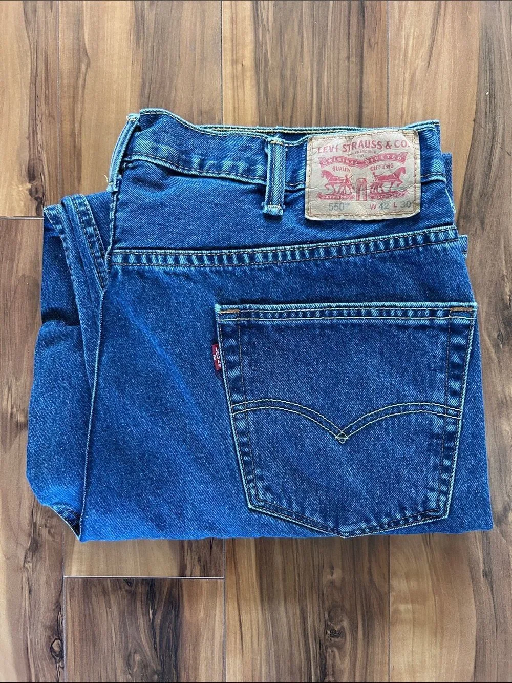 Levi's Men's 550 Relaxed Straight Jeans 42 x 30